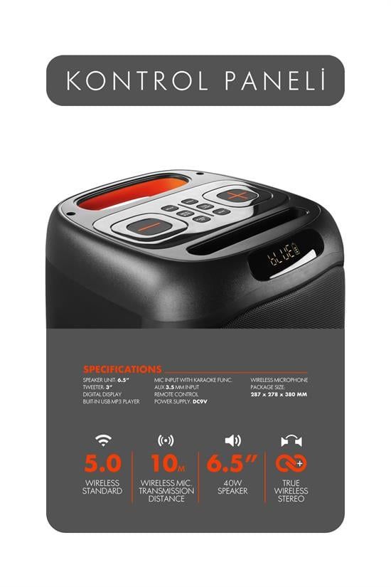 MIO BLUETOOTH SPEAKER - Görsel 3