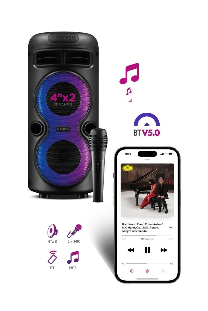 MXBOOM BLUETOOTH SPEAKER - Görsel 5
