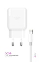 QCL30 IPHONE (QC 3.0) 18W HIZLI ŞARJ SETİ - Görsel 2