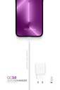 QCL30 IPHONE (QC 3.0) 18W HIZLI ŞARJ SETİ - Görsel 3