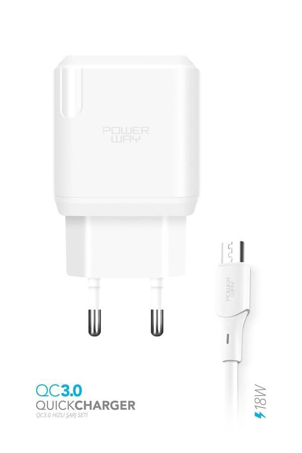QCM30 SAMSUNG (QC 3.0) 18W HIZLI ŞARJ SETİ - Görsel 2