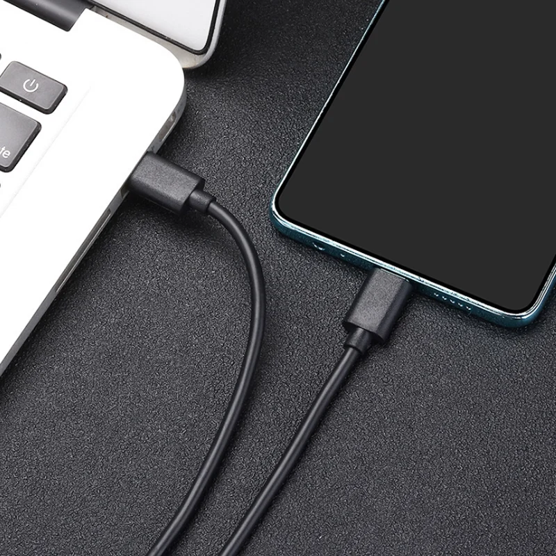 45W Samsung Xiaomi Huawei cep telefonu için Süper hızlı Şarj Type-c şarj kablosu çift kafa erkek 3.4A image
