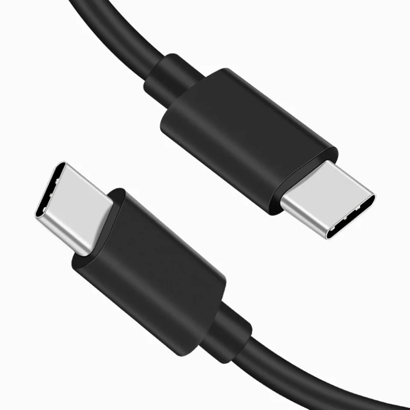 45W Samsung Xiaomi Huawei cep telefonu için Süper hızlı Şarj Type-c şarj kablosu çift kafa erkek 3.4A image