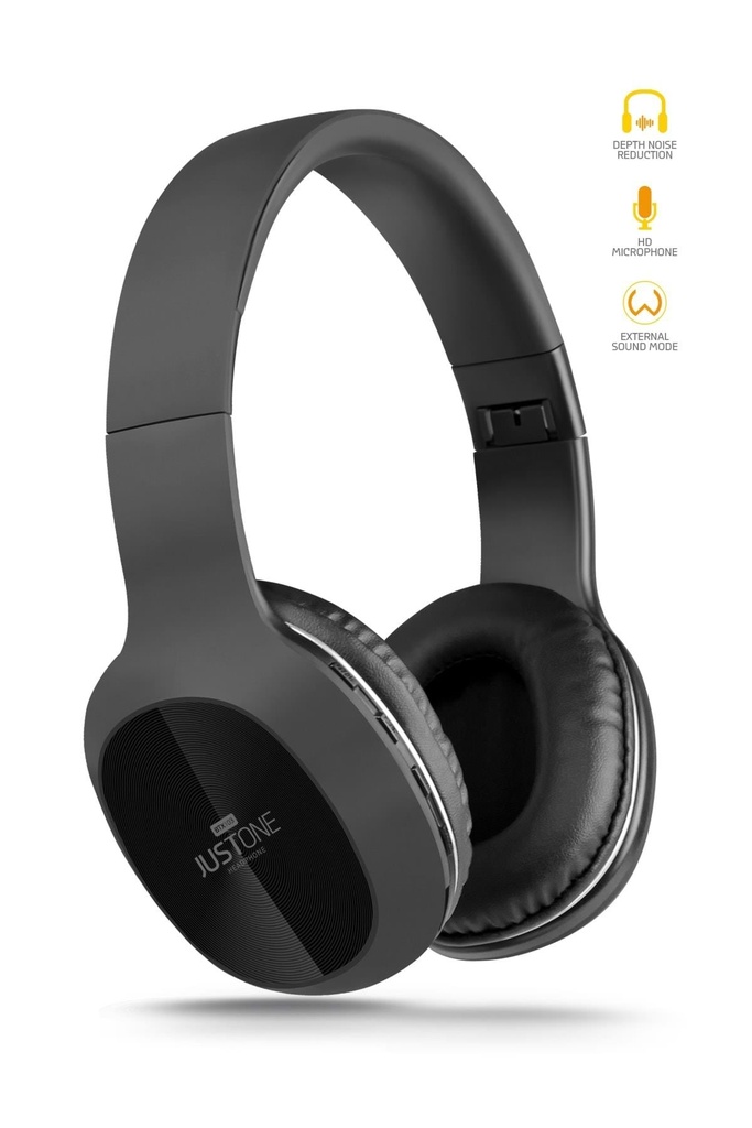 Powerway Justone Kulak Üstü Bluetooth Kulaklık Micro SD & AUX Girişli - Görsel 2