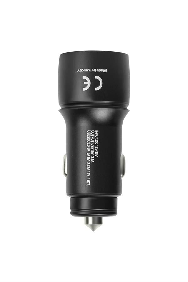 CC34 PD30W QC3.0 HIZLI ARAÇ ŞARJI - Görsel 4