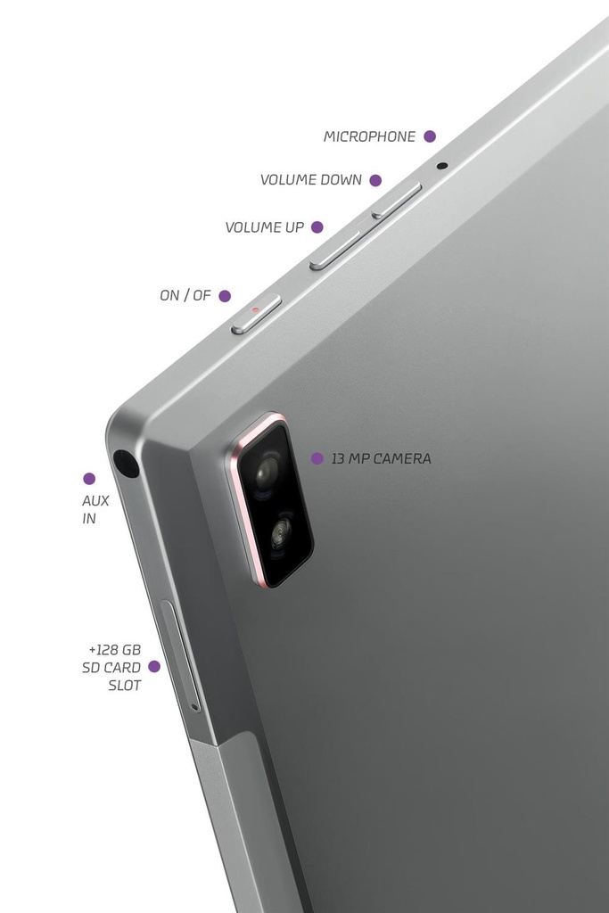Vorcom QuartzPro 6GB/128GB 10.1” 1920*1200 HD IPS Ekran Tablet Kılıf+Ekran Koruyucu Hediyeli - Görsel 5