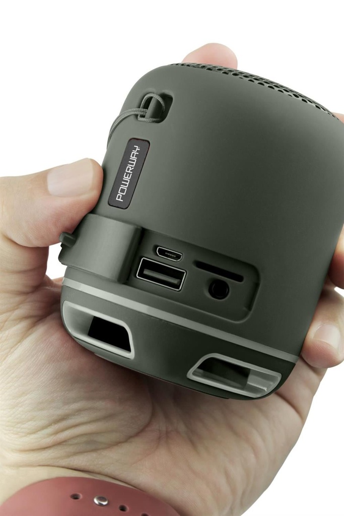 Powerway C4 Bluetooth Hoparlör Sese Duyarlı LED Işık - Görsel 4