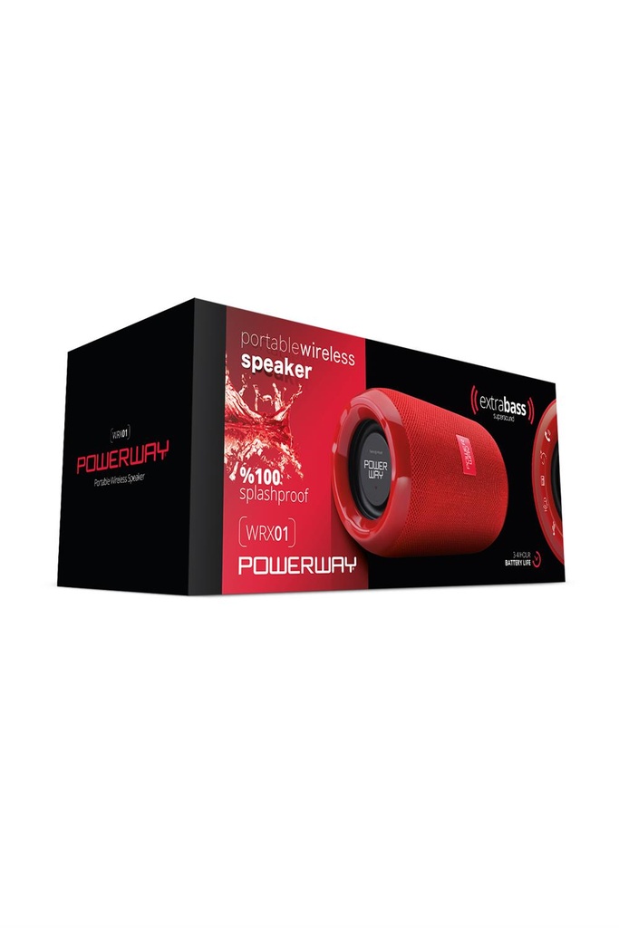 Powerway WRX01 SD Kart AUX USB Girişli Kablosuz FM Radyo Bluetooh Hoparlör - Görsel 3