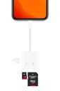 Powerway AC07 Lightning to SD Kart Okuyucu Adaptör MicroSD Hafıza Kart Okuyucu Adaptör - Görsel 3
