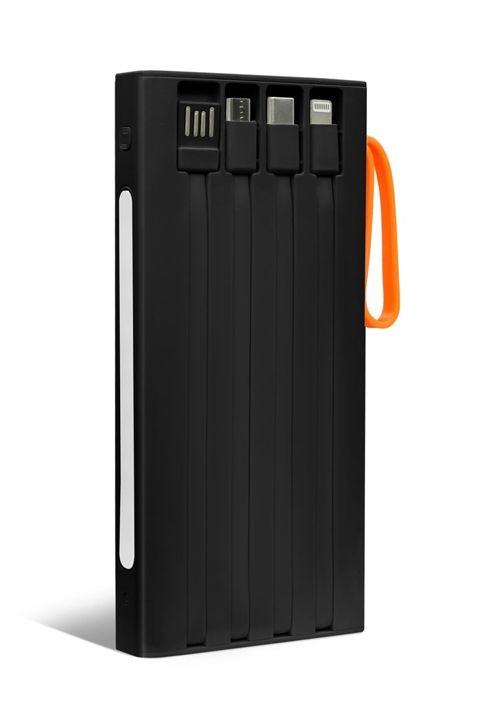 Powerway QC10 10.000 MAH PD 22.5W Dahili Kablolu Hızlı Şarj LED Işıklı Powerbank - Görsel 3