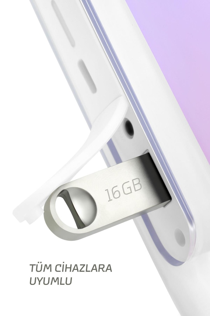 Maxron 16 GB Flash Bellek Metal Gövde Ömür Boyu Garantili Güvenli Usb Bellek - Görsel 2