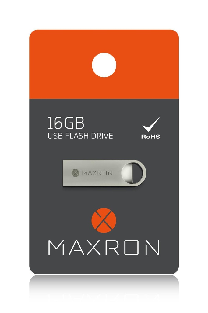 Maxron 16 GB Flash Bellek Metal Gövde Ömür Boyu Garantili Güvenli Usb Bellek - Görsel 4