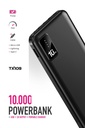 Powerway TX109 10.000 MAH Dijital Göstergeli Ekstra Kablolu Dahili Stand Powerbank - Görsel 4
