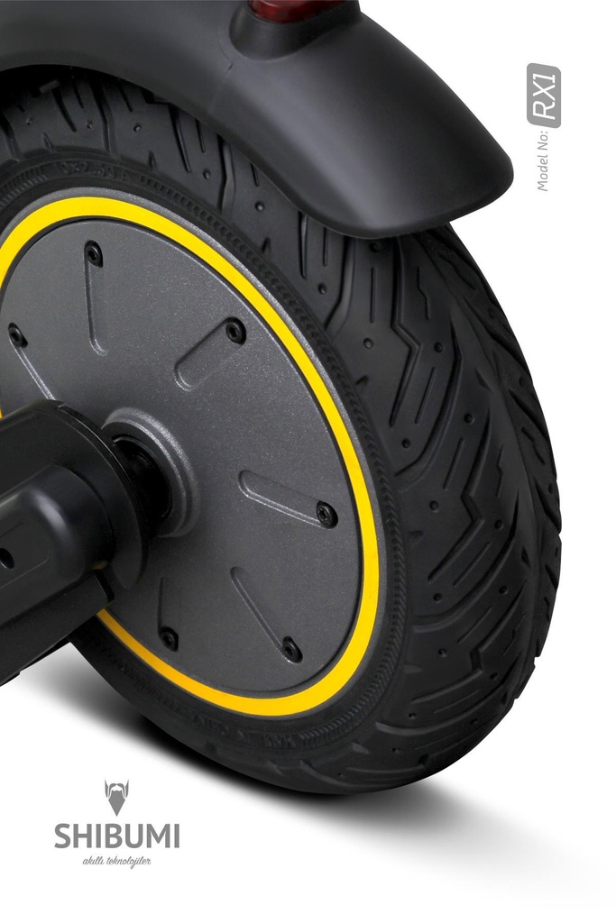 Shibumi Kick Elektrikli Scooter 800 Watt 40 Km Amortisörlü Güçlü Tork Garantili Lityum Pil - Görsel 5