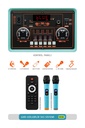 Powerway Şarjlı Çift Mikrofonlu Ses Sistemi Karaoke Sistemi Taşınabilir Amfi MTX7 Bluetooth Hoparlör - Görsel 2