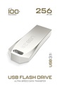 Powerway Premium 256 GB USB 3.1 Metal Gövde Ultra Hızlı Flash Bellek Data Traveler - Görsel 3