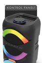 Maxron MXBass 16W Bluetooth Hoparlör LED Işıklı Ses Sistemi Parti Speaker Karaoke Özellikli - Görsel 3