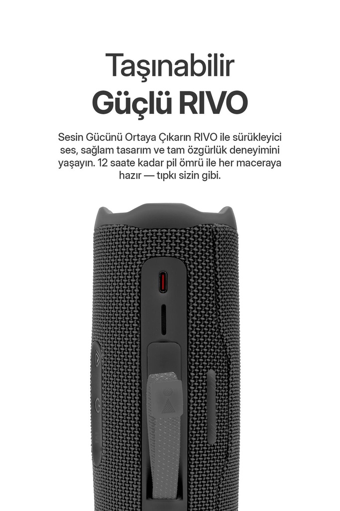 POWERWAY RİVO SPEAKER (SİYAH) - Görsel 3