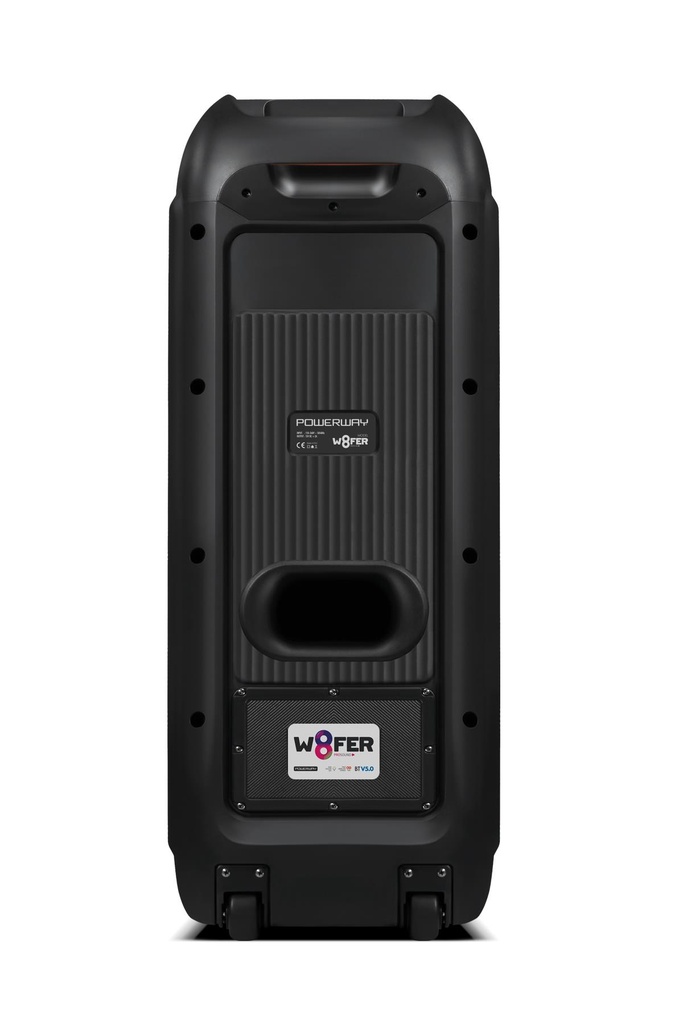 WOOFER 140W Hoparlör Gitar Saz Girişli Karaoke Parti Ses Sistemi Dijital Ekran +Bass - Görsel 2