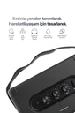 Powerway Cubex Bluetooth Hoparlör 40W Güçlü Ses, IPX2 Suya Dayanıklı, 20 Saat Çalma Süresi - Görsel 2
