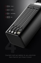 Powerway 50.000 MAH PD 22.5W Hızlı Şarj Dahili Kablolu Kamp Taşınabilir Güç Kaynağı PD50 Powerbank - Görsel 4