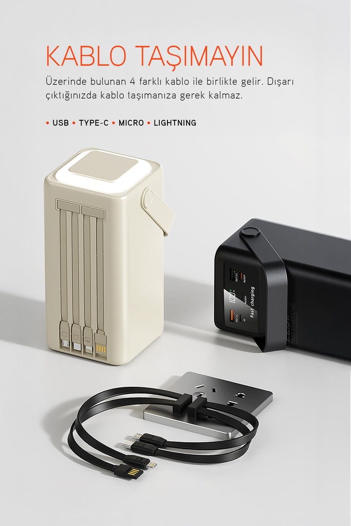 POWERWAY PD80 80000 AMPER PD 22.5W (SİYAH) - Görsel 4