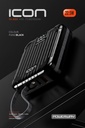 10.000 mAh PD 22.5 W Hızlı Şarj Gerçek 10.000 mAh Garantili Led Fener Dijital ICon Powerbank - Görsel 3