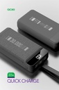 Powerway QC30 30.000 MAH PD 22.5W Hızlı Şarj LED Işıklı Powerbank - SİYAH Görsel 3