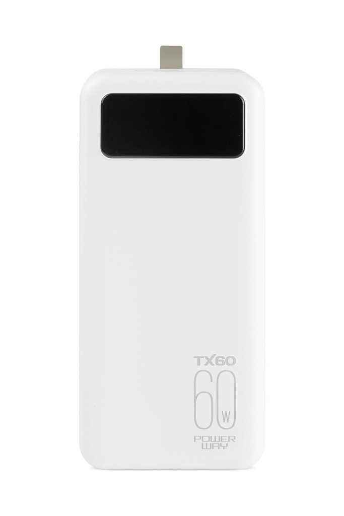 POWERWAY TX60 60000 AMP DG GÖSTERGELİ (SİYAH) - BEYAZ Görsel 2