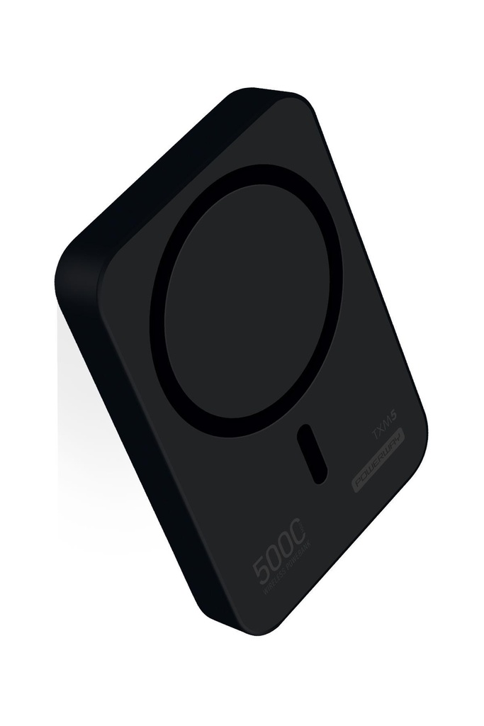 Powerway 5.000 MAH PD 15W Magsafe Kablosuz Wireless Taşınabilir Şarj Cihazı Powerbank TXM5 - SİYAH Görsel 3