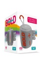 Powerway Bold Taşınabilir Ses Bombası Kablosuz Bluetooth Hoparlör Speaker Yüksek Sesli TWS - GRİ Görsel 4