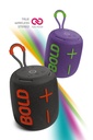 Powerway Bold Taşınabilir Ses Bombası Kablosuz Bluetooth Hoparlör Speaker Yüksek Sesli TWS - SİYAH Görsel 2