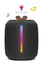 Powerway Bold Taşınabilir Ses Bombası Kablosuz Bluetooth Hoparlör Speaker Yüksek Sesli TWS - SİYAH Görsel 3