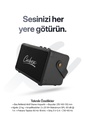 Powerway Cubex Bluetooth Hoparlör 40W Güçlü Ses, IPX2 Suya Dayanıklı, 20 Saat Çalma Süresi - SİYAH Görsel 3