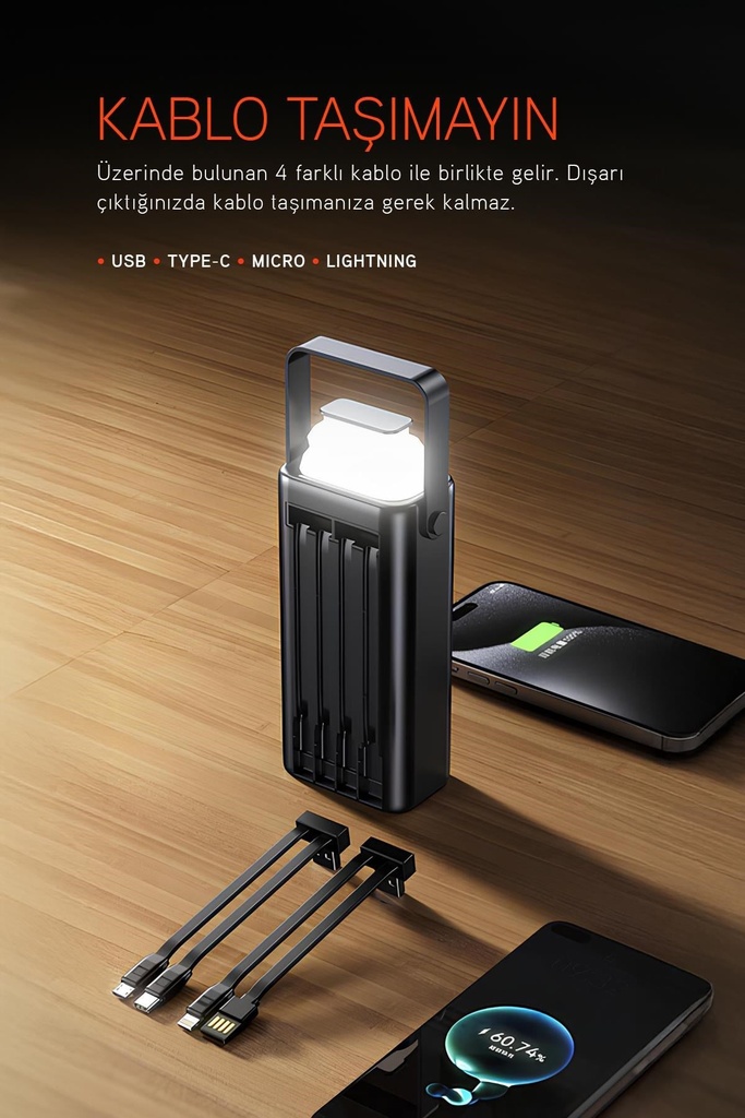 POWERWAY PD30 30000 AMPER PD 22.5W (SİYAH) - BEYAZ Görsel 3