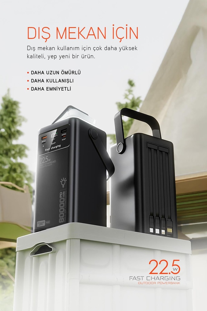 POWERWAY PD80 80000 AMPER PD 22.5W (SİYAH) - SİYAH Görsel 3