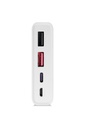 Powerway QC10 10.000 MAH PD 22.5W Dahili Kablolu Hızlı Şarj LED Işıklı Powerbank - BEYAZ Görsel 4