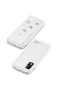 Powerway TX109 10.000 MAH Dijital Göstergeli Ekstra Kablolu Dahili Stand Powerbank - BEYAZ Görsel 3
