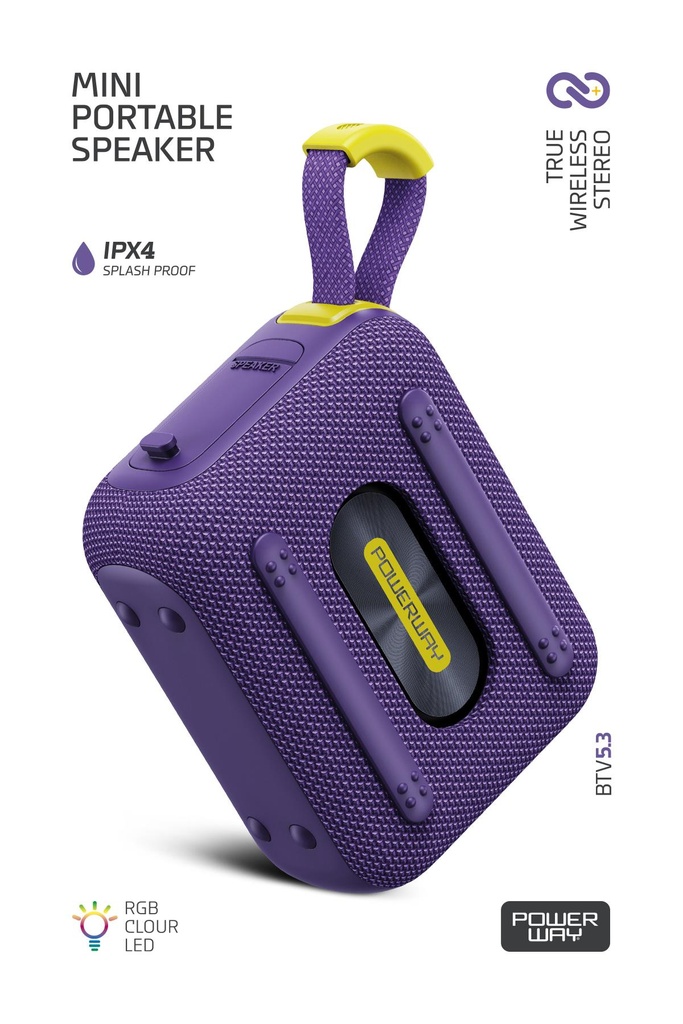 Vox Usb Hafıza Kartı Aux Led Işıklı Bluetooth Hoparlör Hi-Fi Ses Bombası - MOR Görsel 3