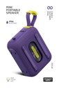Vox Usb Hafıza Kartı Aux Led Işıklı Bluetooth Hoparlör Hi-Fi Ses Bombası - MOR Görsel 3