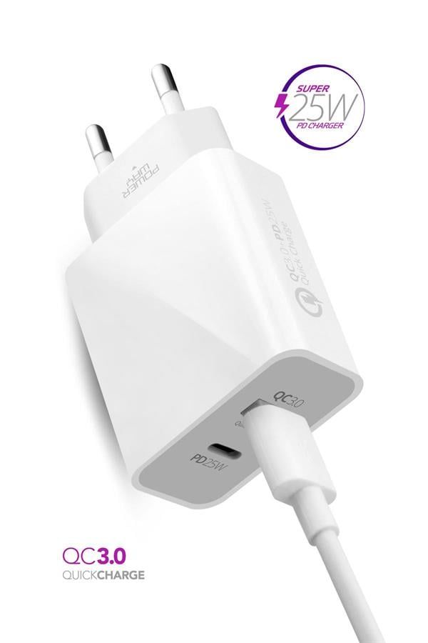HW25 PD25W+QC 3.0 HIZLI ŞARJ BAŞLIĞI - Görsel 4
