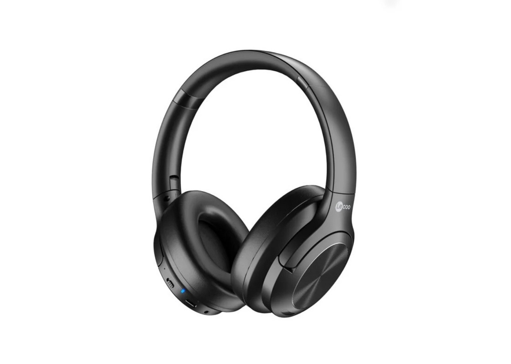 [41594] Lecoo ES208 Kablosuz Bluetooth 5.3 Mikrofonlu Kulak Üstü Kulaklık Siyah