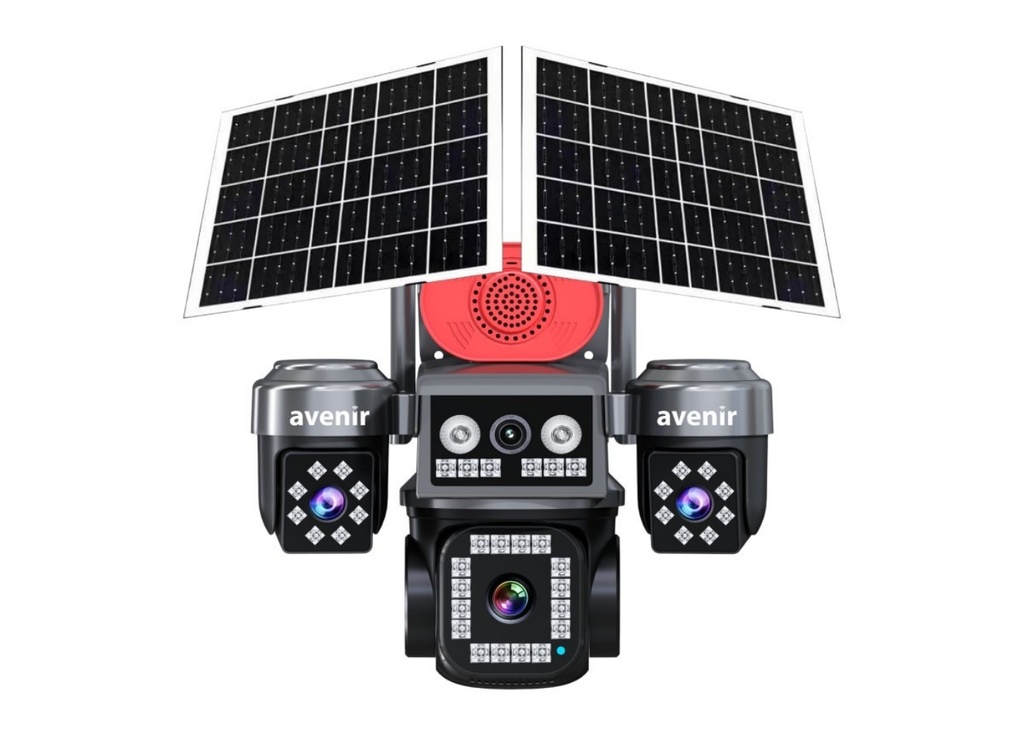 [41502] Avenir AV-S445 4 Kameralı 4G Solar Kamera