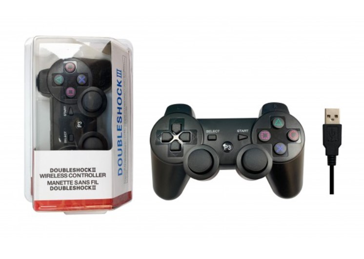 [38601] Platoon PL-2874 Doble Shock Titreşimli Ps3 Bluetooth Kablosuz Oyun Kolu Gamepad