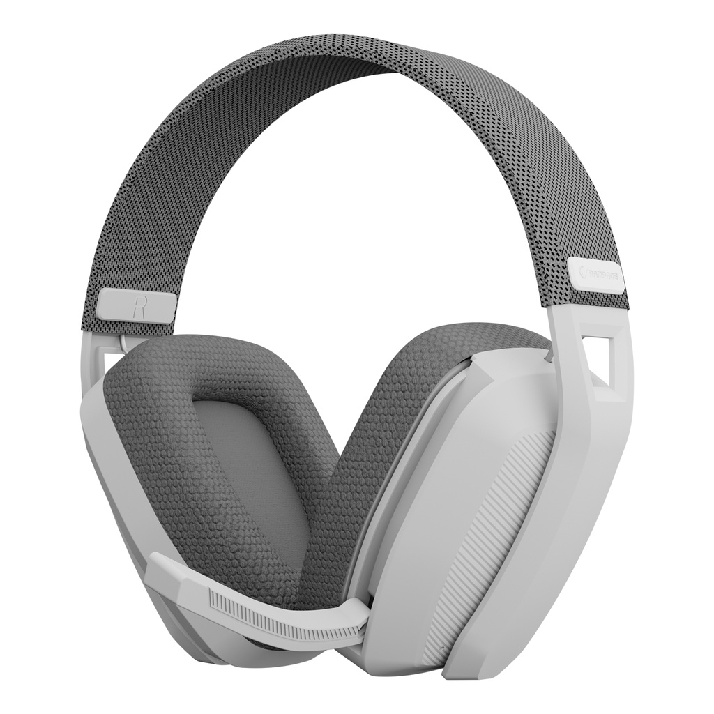 [41332] Rampage Blıtz Beyaz/Gri Kablosuz 2.4G+ Bluetooth Mikrofonlu Oyuncu Kulaklığı