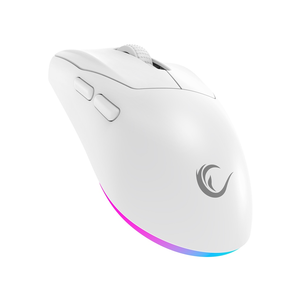 [41327] Rampage PROTE M5 Kablosuz Beyaz RGB Ledli Şarjlı 24000 DPI 3311 Sensor Gaming Oyuncu Mouse
