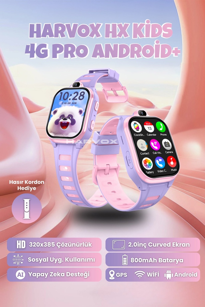 [FTC-SAT-001] Fastycep HX Kids 4G Pro Akıllı Çocuk Saati