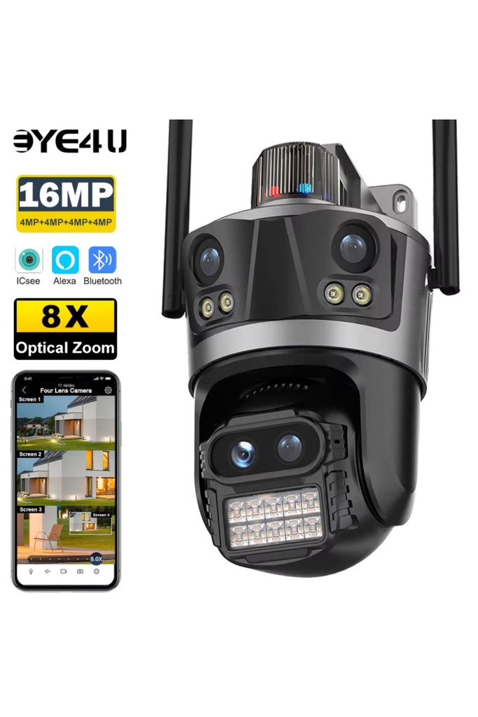 [FTC-KAM-008] Fastycep CMR57 8K 16MP 4 Lens – 3 Ekran