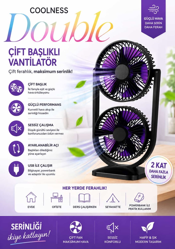 [7926014017601] Fastycep Double Fan