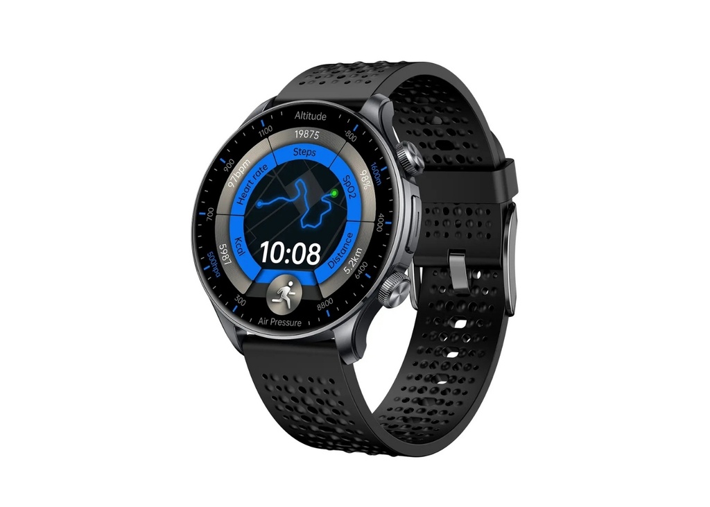 [41607] Bix TSW6 48mm Super Retina 1.6” AMOLED GPS Akıllı Saat Siyah Akıllı Saat